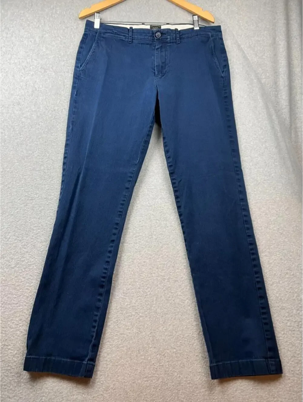 J.Crew Chino Stretch Pants Mens Straight Fit 34W x 34L Casual Coastal